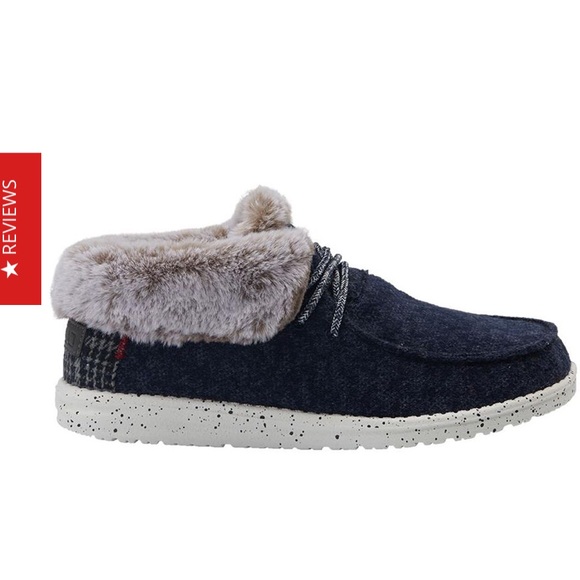 Hey Dude Britt Navy Shoes Womens Us 6 